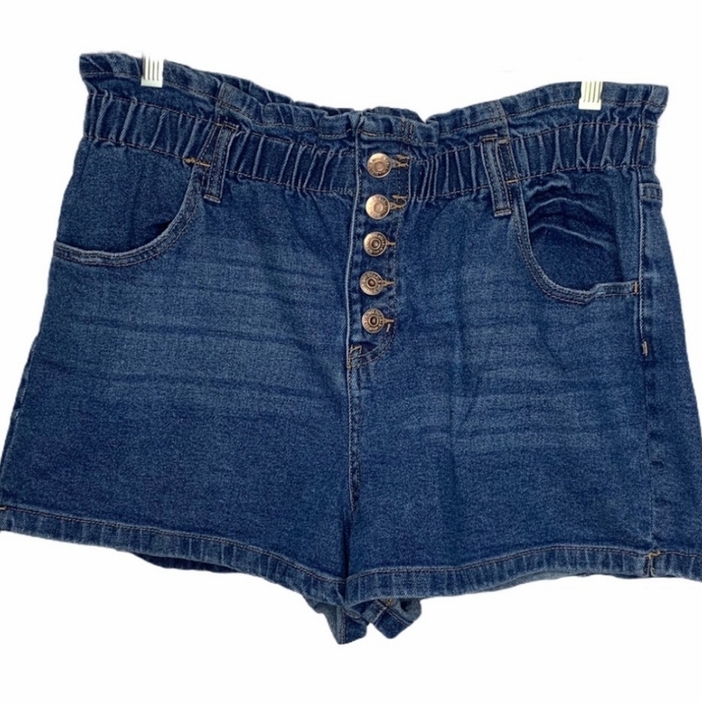 Wild Fable Paper Bag Waist Denim Shorts